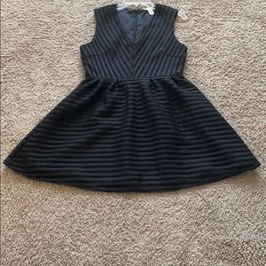 Black, patterned dress